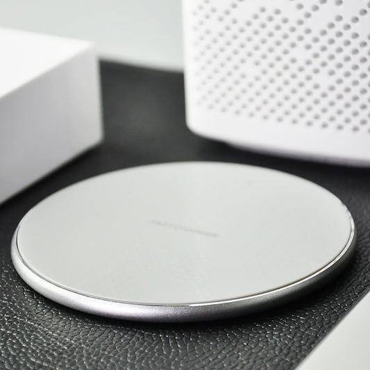 10w Round Metal Grid Wireless Charging Fast Charging