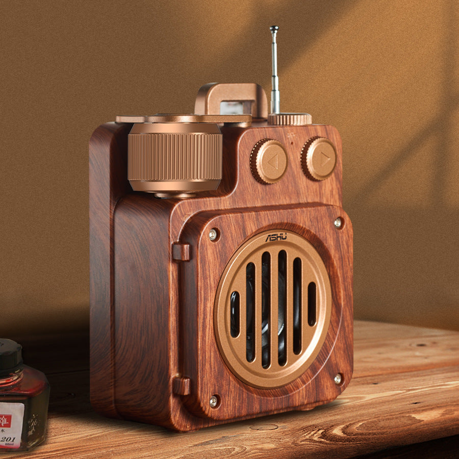 Retro Lightweight Compact Wireless Bluetooth Speaker