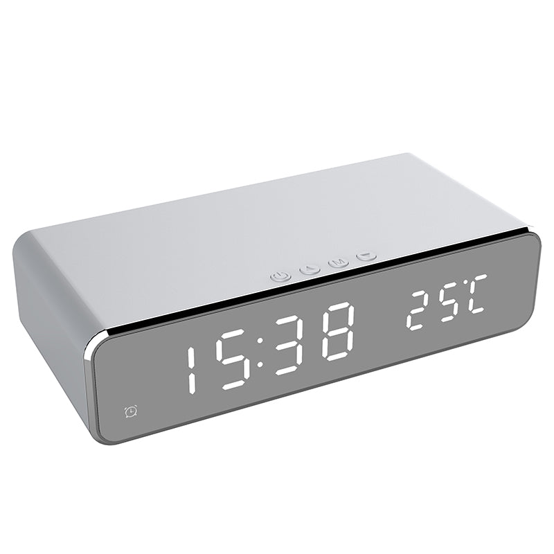 Wireless charging multifunctional alarm clock