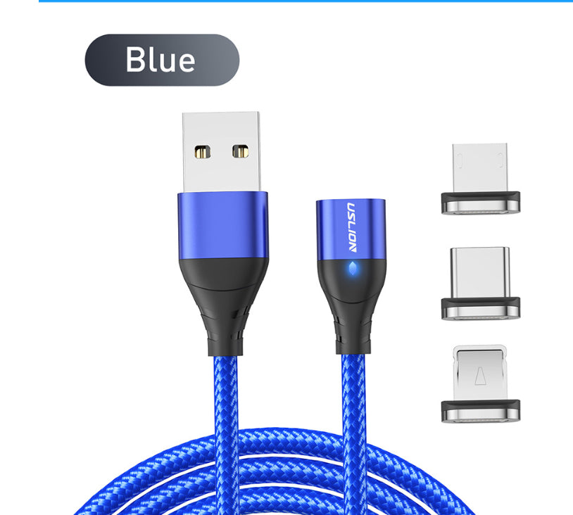 Magnetic Charging Cable 3 In 1 Type-c Data Cable